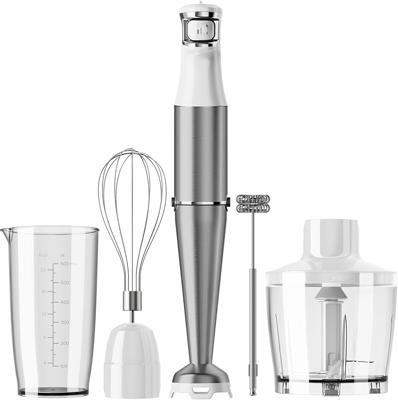 Amazon.com: Turelar Immersion Blender Handheld Corded Hand Blenders Set 1100W, Trigger Variable Speed 5 in 1 Stick Emulsifier with Chopper, Whisk and