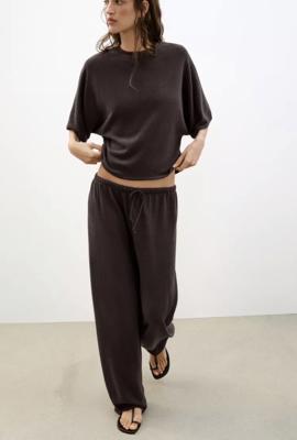 RUSTIC WIDE LEG PANTS  | ZARA Canada
