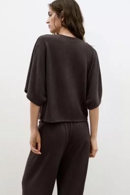 RUSTIC SHORT SLEEVE TOP  | ZARA Canada