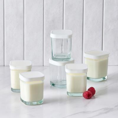 Wolstead Cultivo Yoghurt Pot w/ Silicone Lid 170mL Set of 6