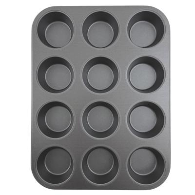Mainstays Nonstick Muffin Pan, 12-Cup, Gray, 2.9-inch Diameter Cup, Steel Bakeware - Walmart.com