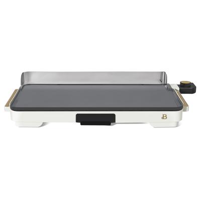 Beautiful XL Electric Griddle 12 x 22, Non-stick, White Icing by Drew Barrymore - Walmart.com