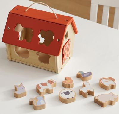 Wooden Barn Shape-Sorter Toy | Pottery Barn Kids