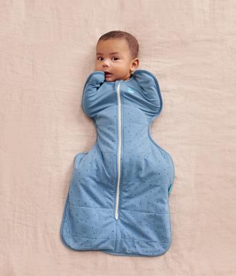 Swaddle Up™ 2.5 TOG Cotton Storm Blue Pebbles – Love to Dream AU