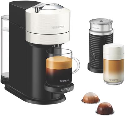 Nespresso Vertuo Next Capsule Coffee Machine Bundle White ENV120WAE
