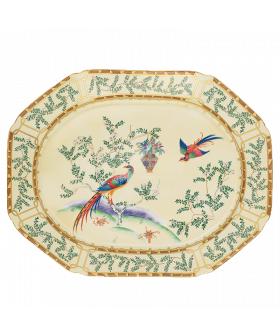 CHING GARDEN 13 OCTAGONAL PLATTER