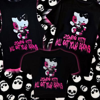 Scene Zombie Kitty Top - Etsy