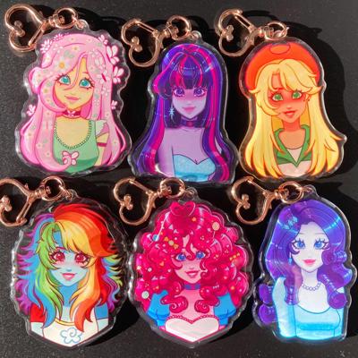 My Little Pony MLP Pinkie Pie Equestria Girls Valentines Gift Heart Keychains Charms Backpack Lanyard Gift for Girls 3” - Etsy