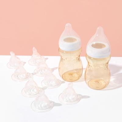 Minbie 0-6 Month PPSU Baby Bottle Bundle | Anti Colic & Reflux