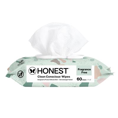 Unscented Plant-based* Clean Conscious™ Baby Wipes | Honest