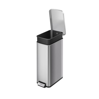 Free Shipping! Better Homes & Gardens Slim Stainless Steel Step Trash Can, 13.2 Gallon, Modern Vertical Design - Walmart.com