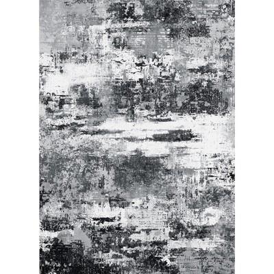 Area Rugs for Living Room Bedroom, Modern Abstract Washable Large Soft Rug, Low Pile Non Slip Carpet Home Decor Aesthetic Black 60x84 inch : Target