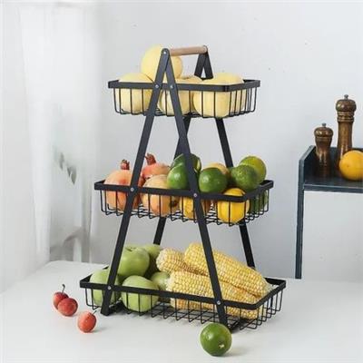 Fruit Storage Baskets Stand With Handle - 3-Layer | Shop Today. Get it Tomorrow! | takealot.com