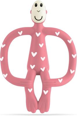 Matchstick Monkey, Original Teether & Gel Applicator, Antimicrobial Silicone Teething Toys for Baby, Easy to Grip, BPA Free, 3 Months Old+, 10.5 cm, H