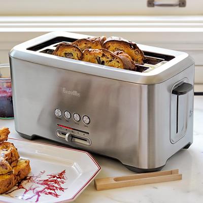 Breville Bit More™ Toaster, Long Slot 4-Slice | Williams Sonoma