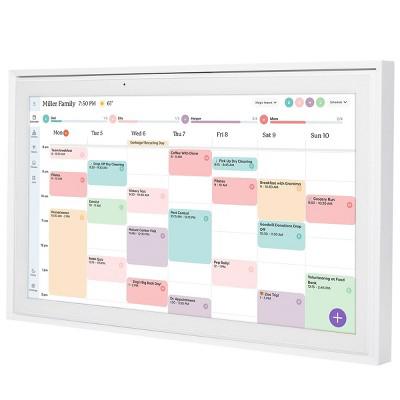 Skylight 15 Touchscreen Smart Calendar - White: Wi-Fi Enabled Digital Family Hub : Target