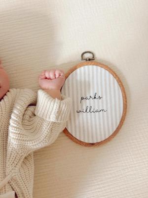 Name Announcement Keepsake
 – The Threaded Vine