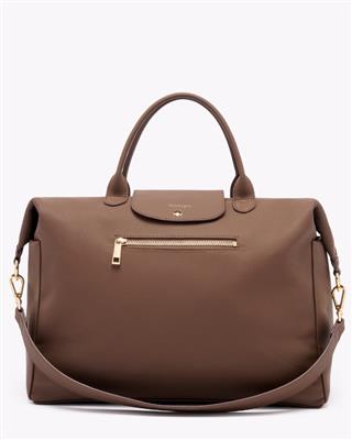 Milana Carryall | Designer Baby Bag - Vegan Leather - Sand – Neuwborne the label