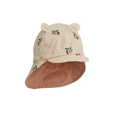 Liewood Gorm Reversible Sun Hat With Ears - Peach Seashell - Pale Tusc