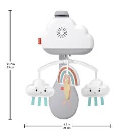 Buy the Rainbow Showers Bassinet To Bedside Mobile from Babies-R-Us Online | Babies R Us Online