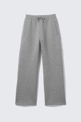 loose fit scuba sweatpants - Grey Melange | Weekday GB