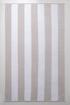 Stripe Bath Sheet Natural | Towels | Ackermans