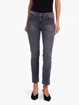 Womens Mid Rise Slim Straight Allen Jeans - Mott & Bow