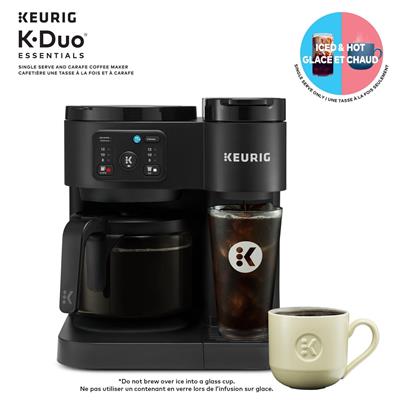 Keurig K-Duo Essentials Hot & Iced Single Serve K-Cup Pod & Carafe Coffee Maker, Gen 2 - Walmart.ca
