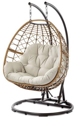 CANVAS Sydney Double Outdoor Egg Swing Chair with Stand