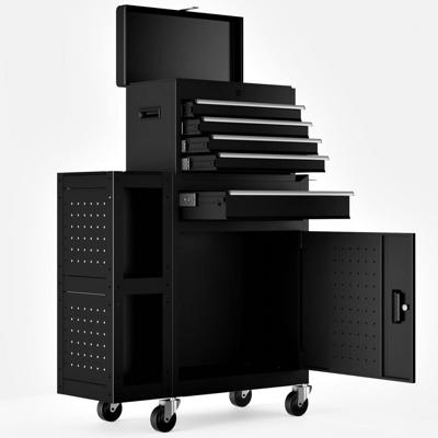 LITEKON 23.5 in. x 40 in. 330 lbs. Rolling Tool Cabinets and Lockers Tool Storage Cabinet 5-Drawers Heavy Duty Metal KF620009-01HD - The Home Depot