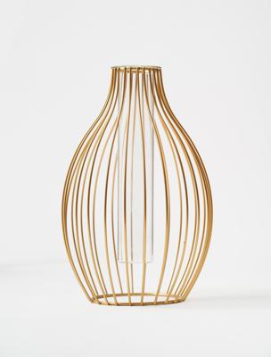 Statement Outline Vase - Gold – contempee