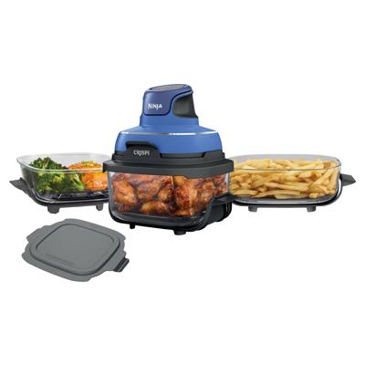 Ninja Crispi 5-in-1 Portable Glass Air Fry Cooking System, 3 Containers & Cover | Costco