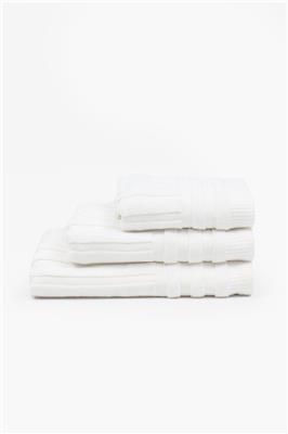 Premium Cotton Manhattan Zero Twist Border Bath Sheet