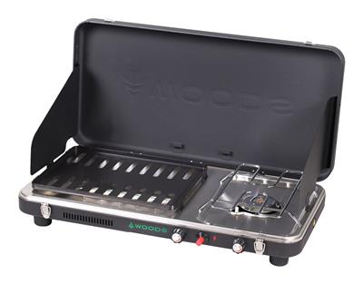 Woods™ Twofold Grill/Burner 10,000 BTUs Propane Camp Stove