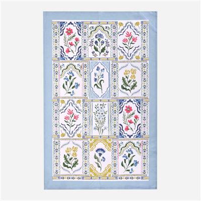 Boho Floral Tea Towel
