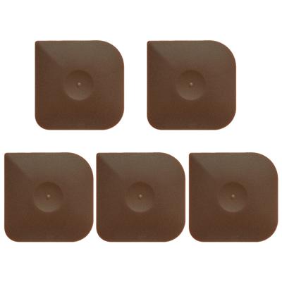 Plastic Pan Dish Pot Food Kitchen Scraper Tool Set,5 Pcs Nylon Plastic Cast Iron Skillet Cleaner Scrubber Scrapper,Kitchen Scraper Non-Scratch,Pan Scr