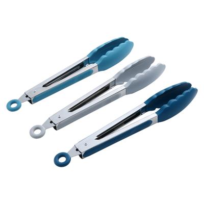 Mainstays 9 Stainless Steel Locking Tongs with Silicone Head, Navy, Grey, or Teal - Walmart.ca