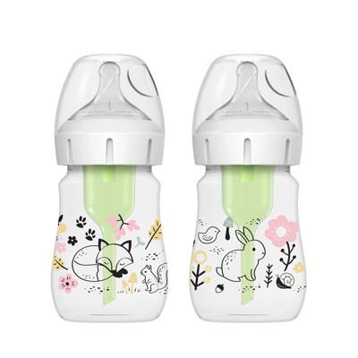 Dr. Browns Natural Flow Anti-Colic Options+ Wide-Neck Baby Bottle, 5o