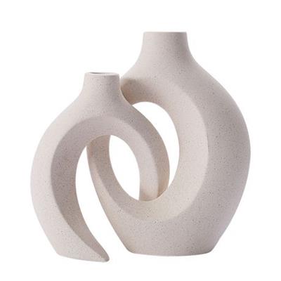 2 Pieces Hollow Twist Vases, Modern Nordic Minimalist Boho Aesthetic Vases | Shop Today. Get it Tomorrow! | takealot.com