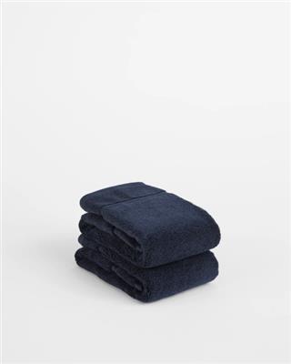 Luxury Egyptian Cotton Pile Hand Towel 2 Pack - Navy | Target Australia