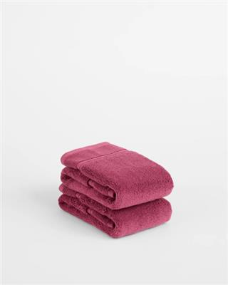 Luxury Egyptian Cotton Pile Hand Towel 2 Pack - Vintage Rose | Target Australia