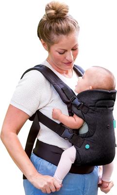 Infantino Flip Advanced 4-in-1 Baby Carrier - Ergonomic, Convertible, Face-in and Face-Out Front and Back Baby Carrier for Newborn to Toddler 3,6-14,5