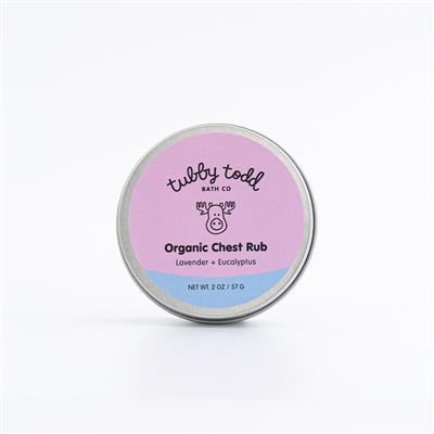 Organic Chest Rub | Tubby Todd Bath Co.