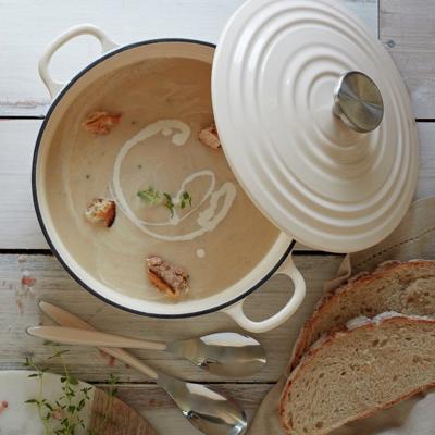 Buy Habitat 3.3 Litre Cast Iron Casserole Dish - Cream | Oven and casserole dishes | Argos