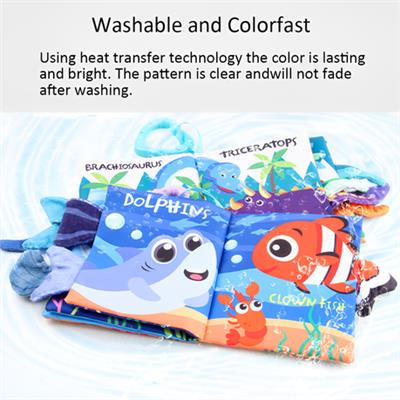 2Pack Baby Soft Crinkle Cloth Toy Book Animal Tails Early Education Gift | Shop Today. Get it Tomorrow! | takealot.com