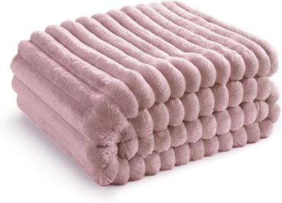 Bedsure Fleece Throw Blanket for Sofa - Fluffy Cosy Warm Blankets for Bed, Soft Cute Single Throw Gifts for Women and Girls, Pink, 130x170 cm : Amazon
