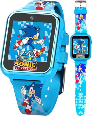 Amazon.com: SEGA Sonic the Hedgehog Educational Learning Touchscreen Smart Watch Toy for Boys, Girls, Toddlers - Selfie Cam, Learning Games, Alarm, Ca
