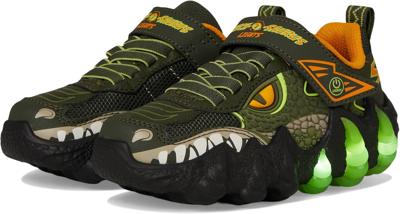 Amazon.com | Skech-O-Saurus Lights 2.0 Sneaker, Olive, 2.5 Little Kid | Sneakers