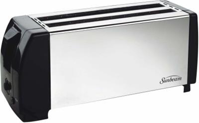 Sunbeam 4-Slice Stainless Steel Toaster 750 W Electric Pop Up Toaster | Makro