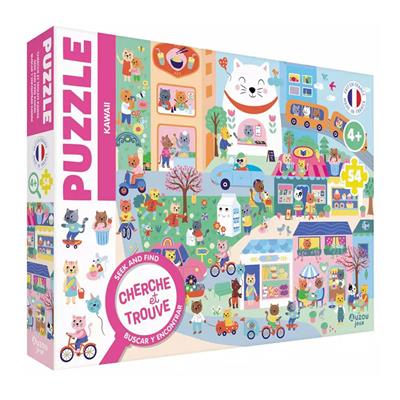 Casse-Tête Cherche Et Trouve - Kawaii